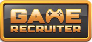 This is the logo for GameRecruiter; Leader in Video Game Recruitment industry.